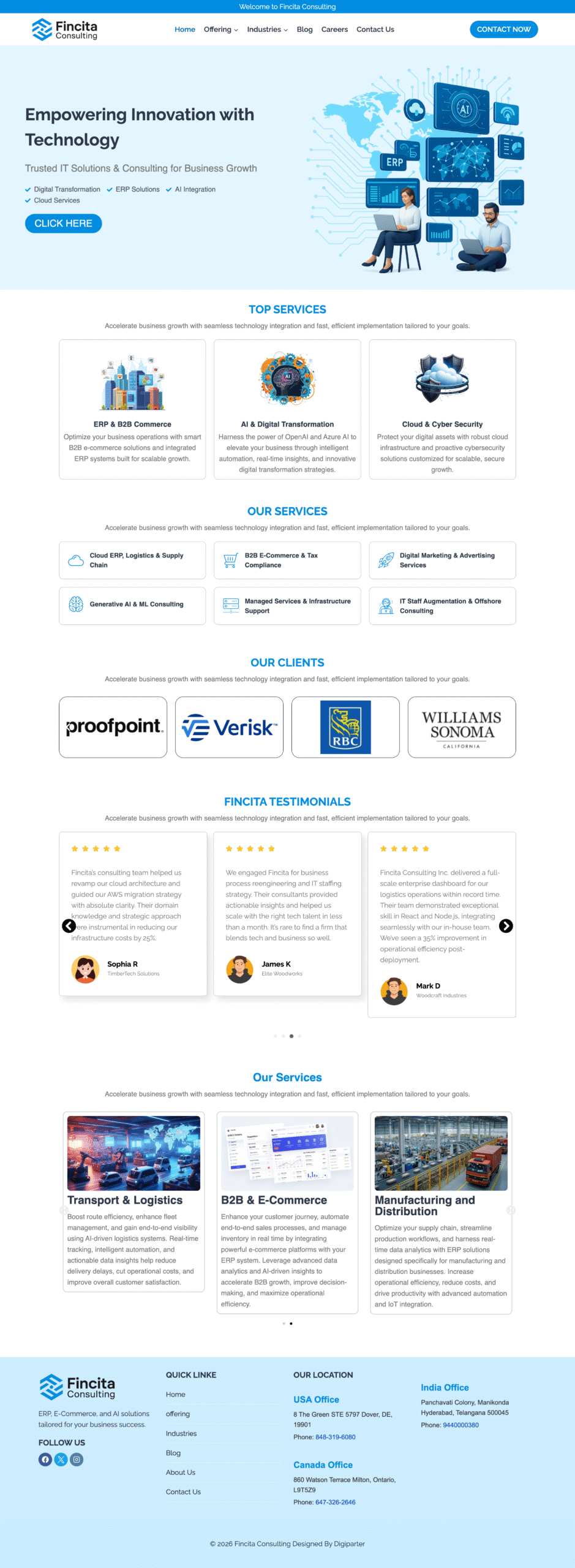 Website Development Showcase