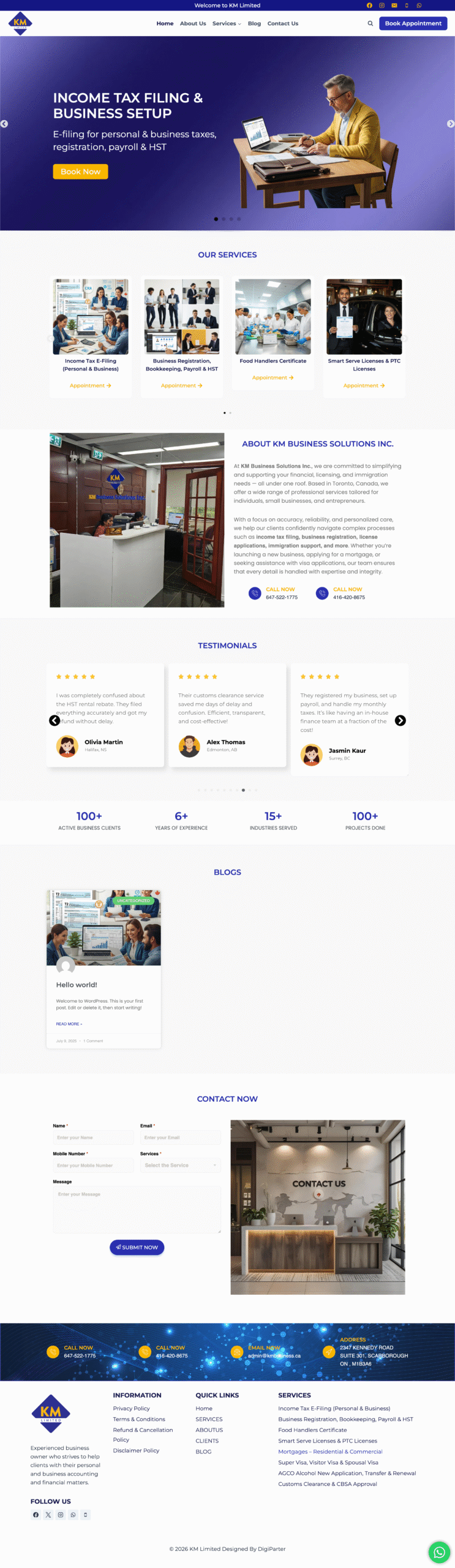 Website Development Showcase