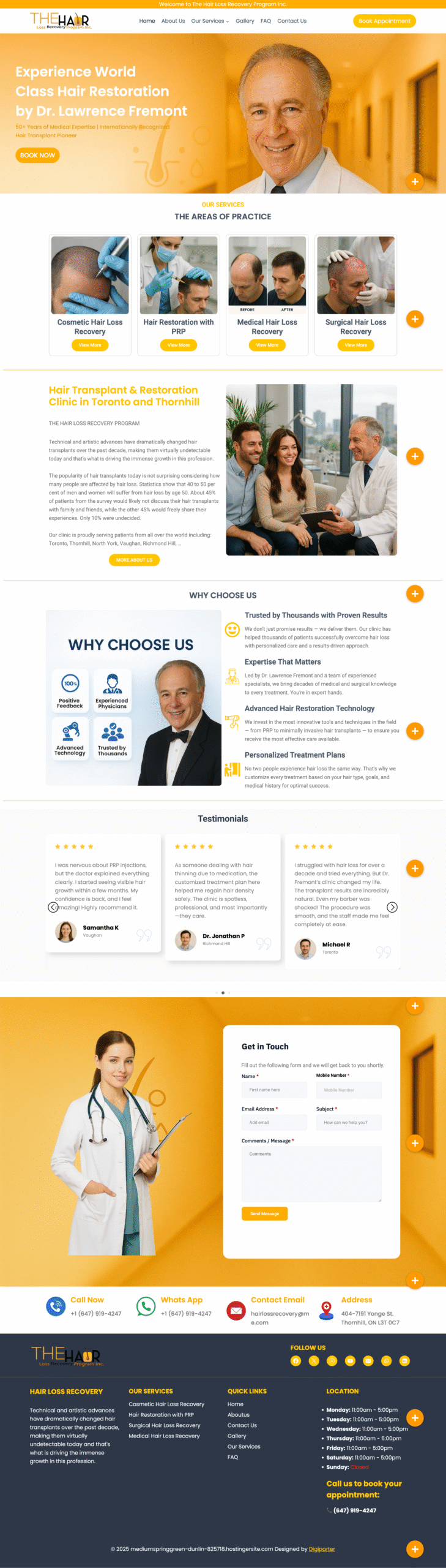 Website Development Showcase