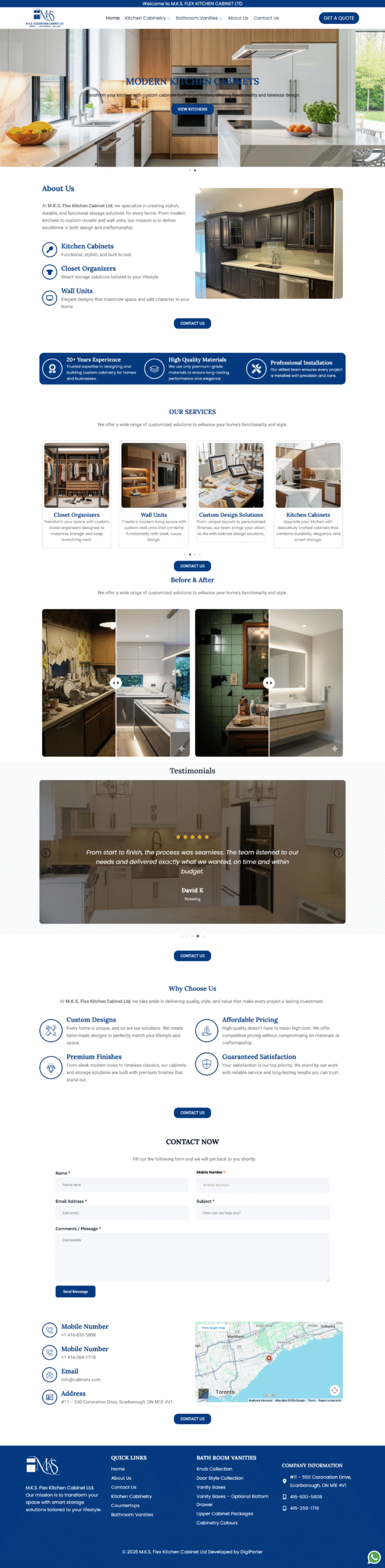 Website Development Showcase