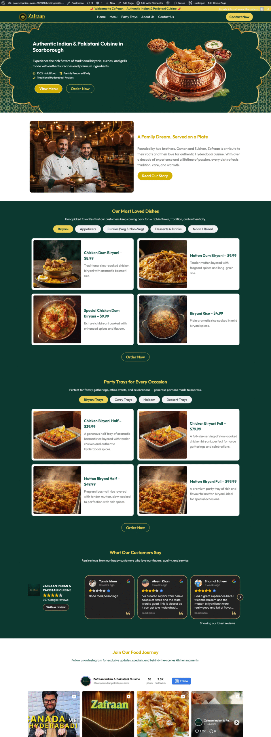 Website Development Showcase