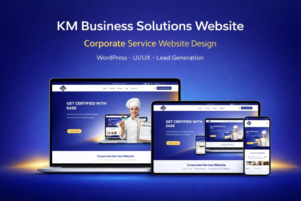 KM Business Solutions WordPress Site