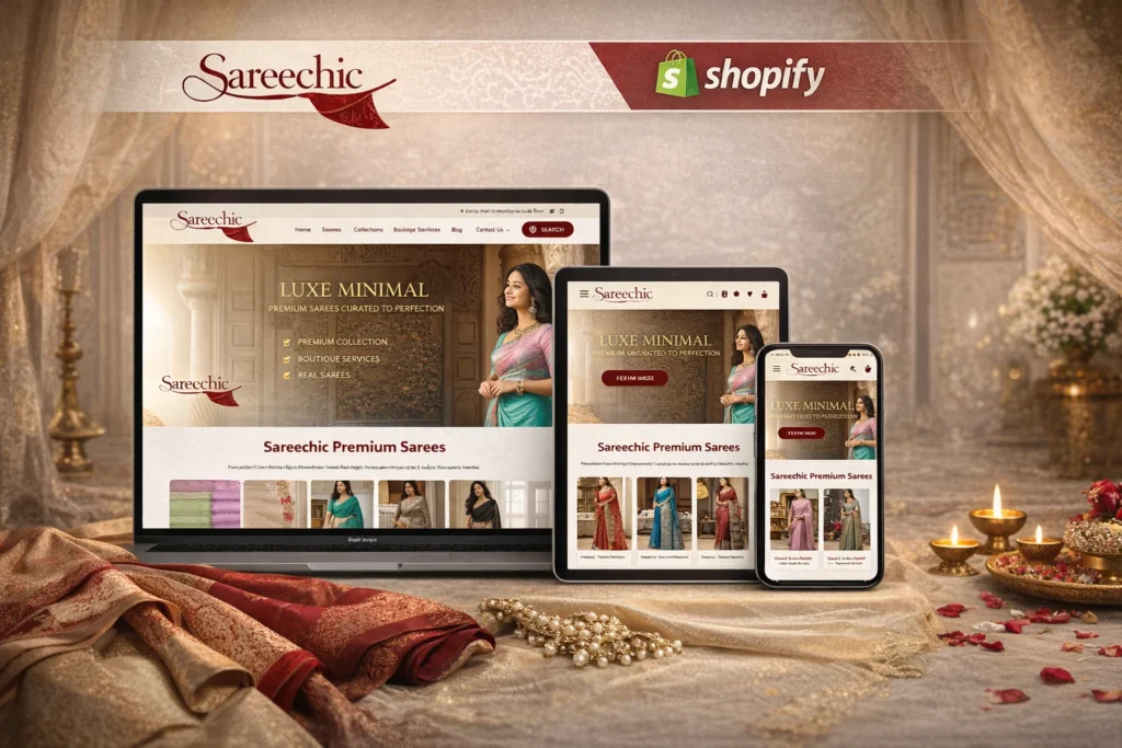 Sareechic Shopify Website