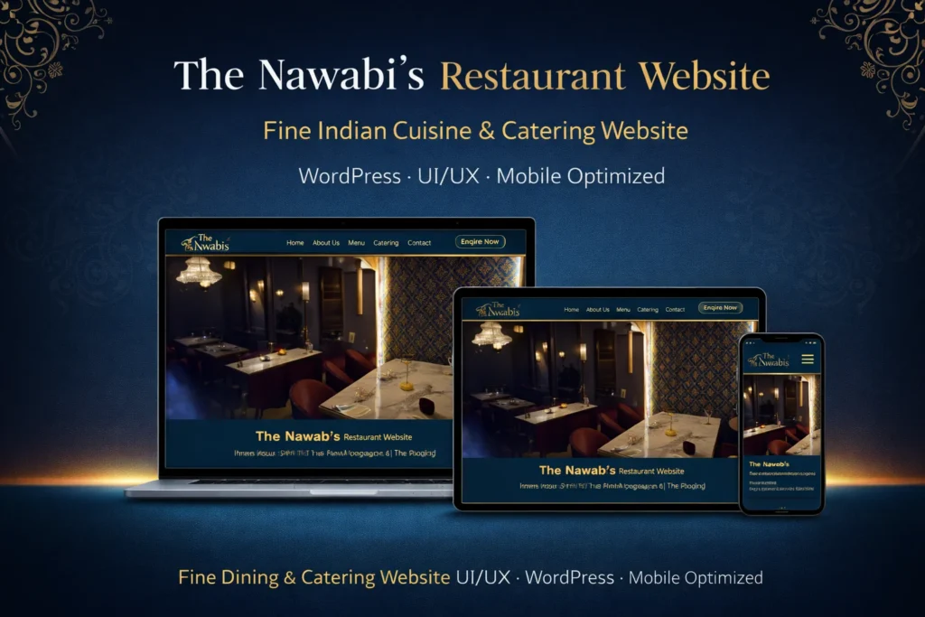 Nawabis Restaurant WordPress Site