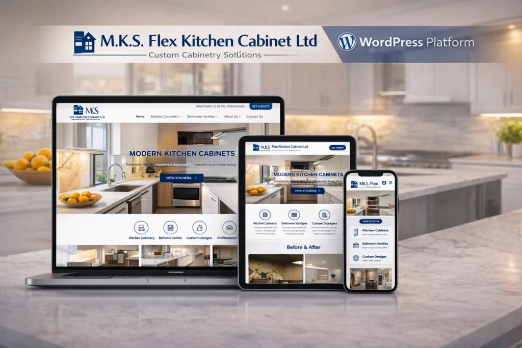MKS Flex Kitchen Cabinet WordPress Site