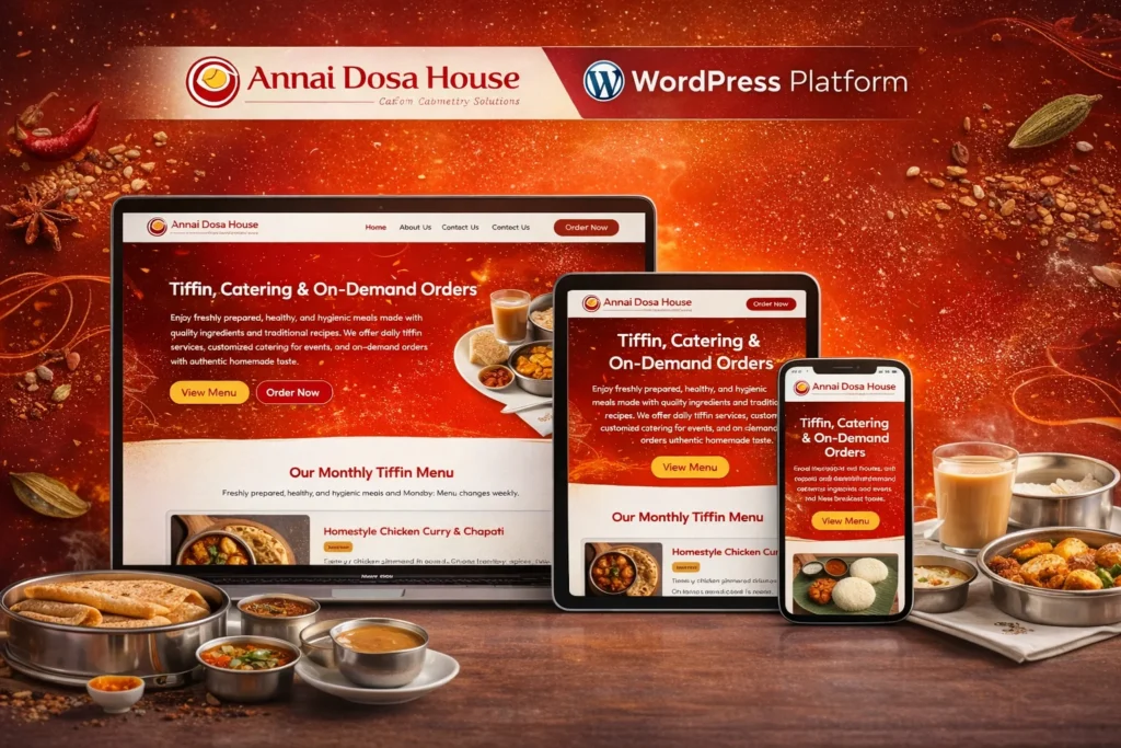 Annai Dosa House WordPress Site