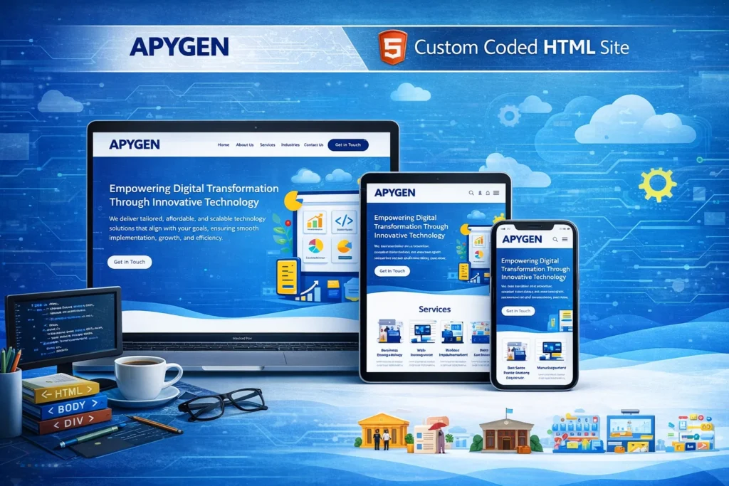 APYGEN Lead Generation Website