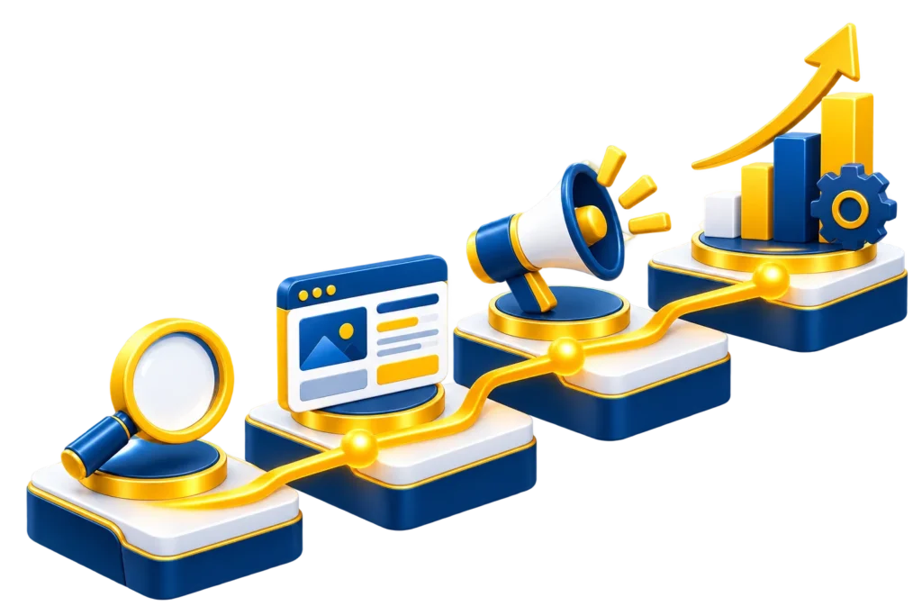 DigiParter growth framework: research, build, promote, optimise