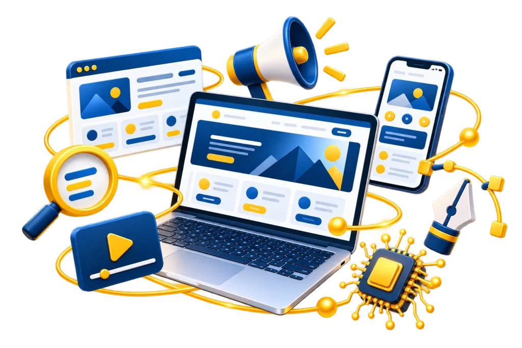 Websites, apps, SEO, ads and design services by DigiParter