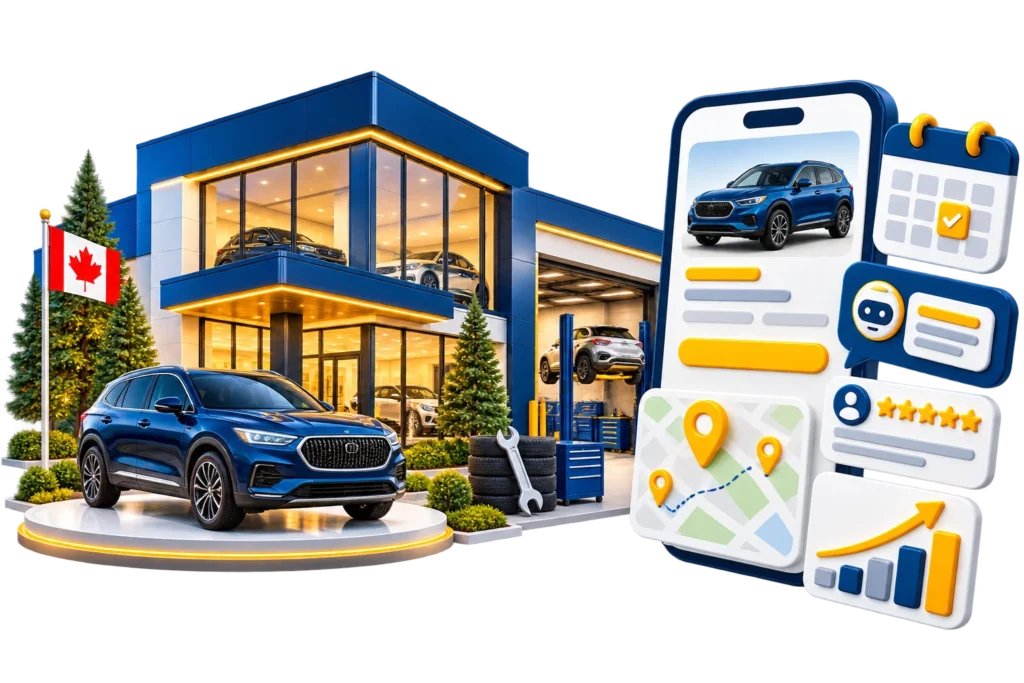 Automotive marketing for Canadian dealers and auto services